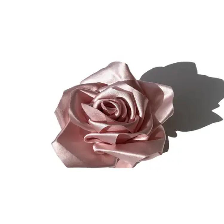Solar Eclipse Rosen Haarklammer Satin rosa