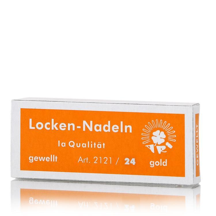 Ari Locken-Nadeln gewellt gold 24