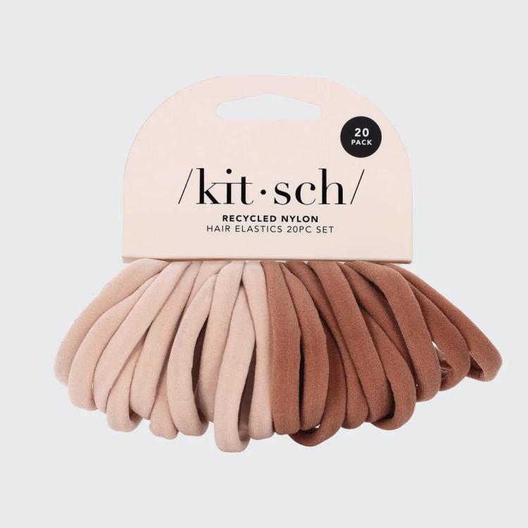 Kitsch Umweltfreundliche Nylon Haargummi Blush