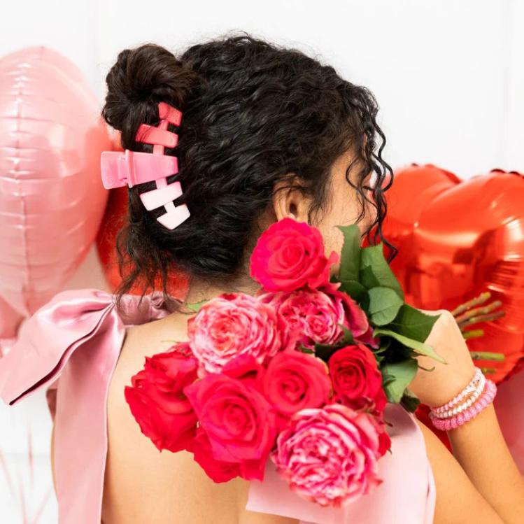 Teleties Classic Kiss & Tell Hair Clip groß