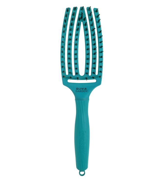 Olivia Garden Fingerbrush Combo blue lagoon Medium, 6-reihig