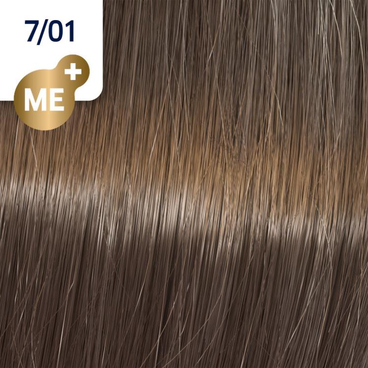 Wella Koleston Perfect me 7/01 Mittelblond Natur-Asch