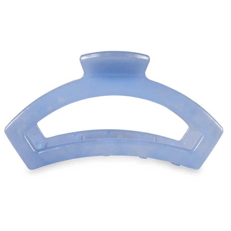 Teleties Open Hair Clip Blue Lagoon groß