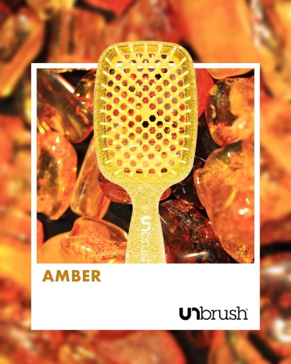 UNbrush Detangling Hair Brush Amber