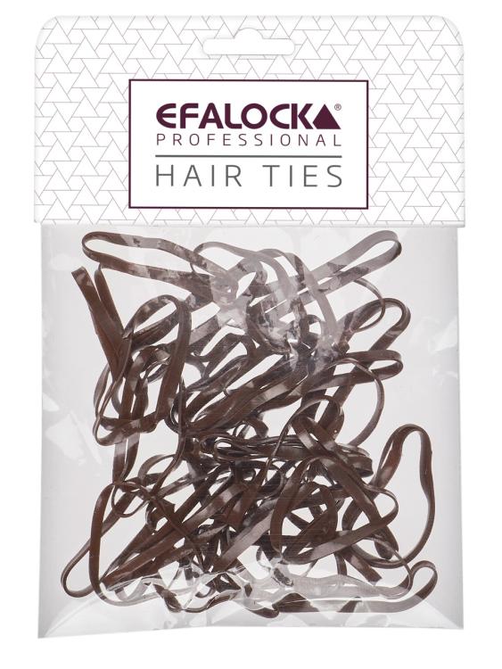 Efalock Hair Ties Silicone Large/Thick braun