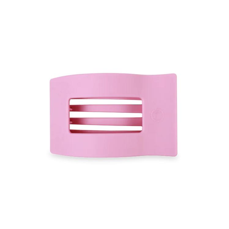 Teleties Small Flat Rectangle Hair Clip Merry Pinkmas