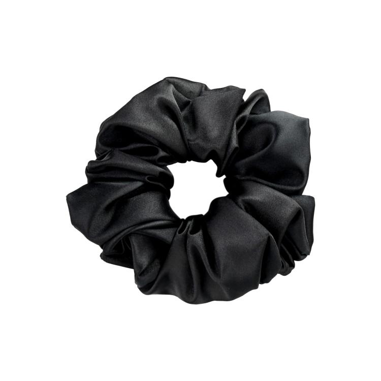 What a bun! Scrunchie Large Black Satin