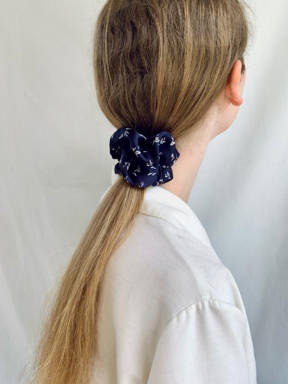 House of Scrunchies Navy Flowers Midi