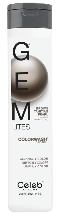 Celeb LUXURY GEM LITES Colorwash Brown Tahitian Pearl