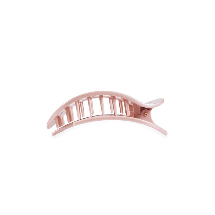 Teleties Flat Round Clip klein Pearly Pink