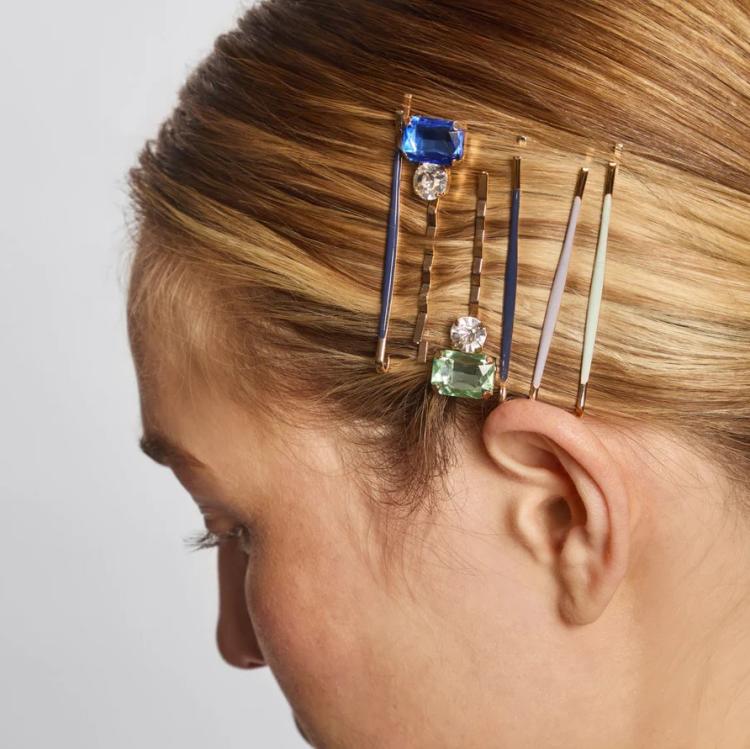 Kitsch Cloud & Gem Bobby Pins