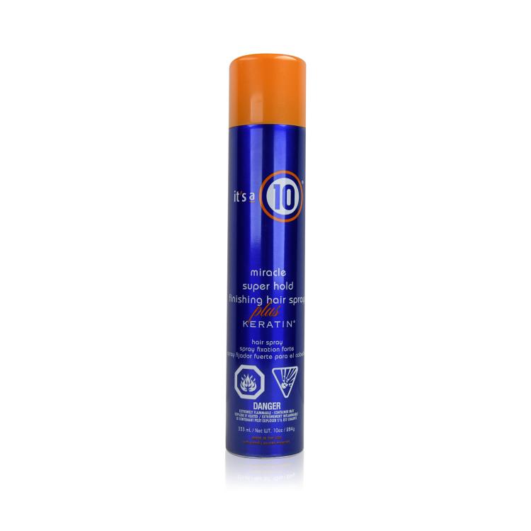 Its a 10 Miracle Plus Keratin Super Hold Finishing Hairspray