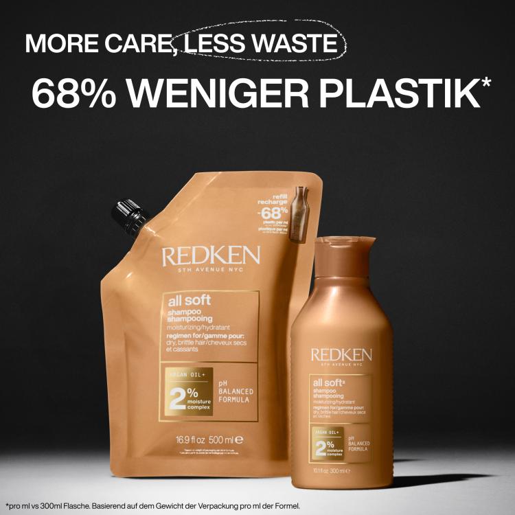 Redken All Soft Shampoo 2%  - Refill