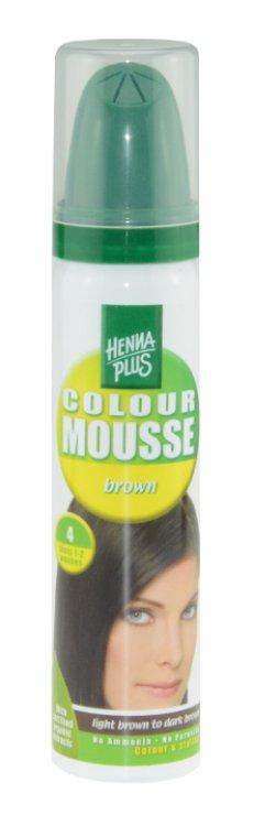 Henna Plus Colour Mousse - 4 Brown, 