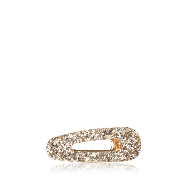CG Home Dreieckige Haarspange Champagner glitzer