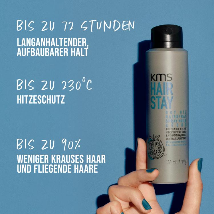 Kms HairStay Dry Oil Hairspray