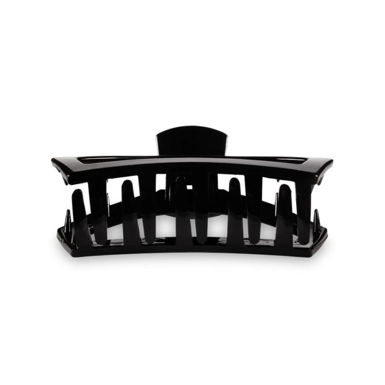 Teleties Open Hair Clip Jet Black Medium