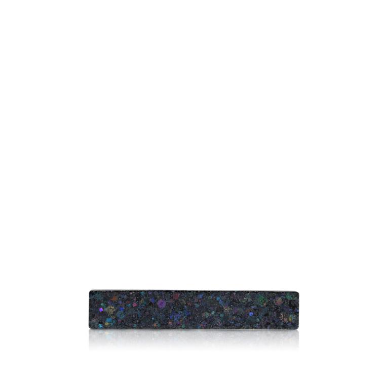 CG Home gerader Mini Clip schwarz glitzer