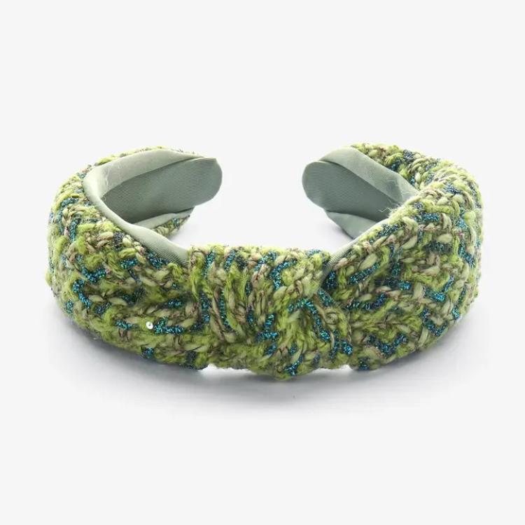 Liet und Joliet Haarreif gestrickt grün