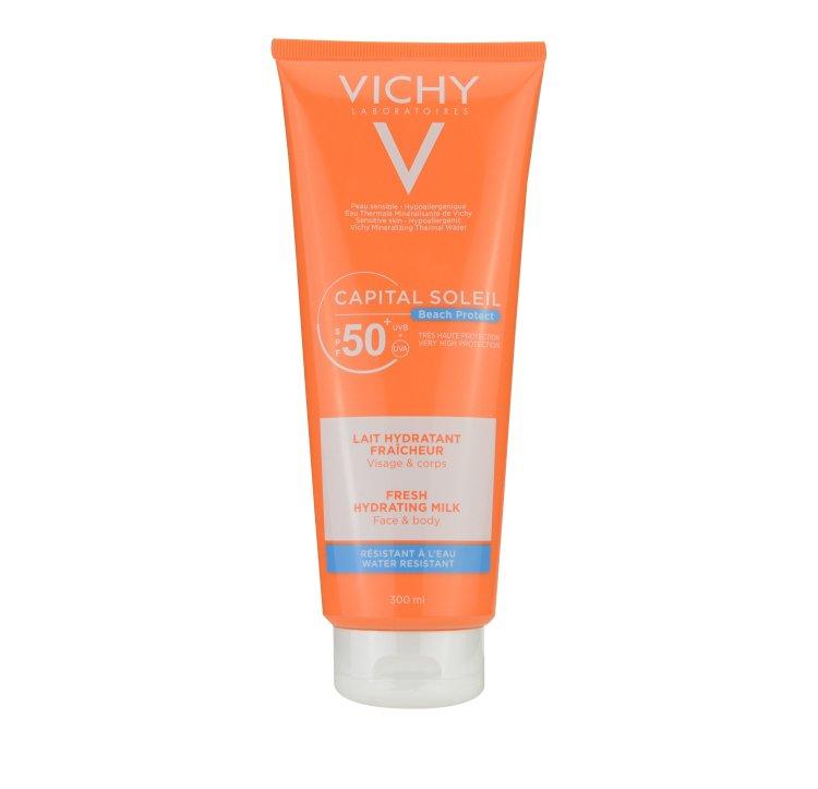 Vichy Capital Soleil Sonnenschutz-Milch für Gesicht und Körper LSF 50+