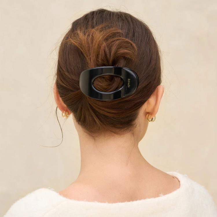 Kitsch Medium Flat Cloud Clip Black