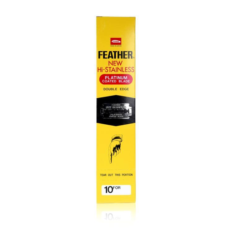 Feather New Hi-Stainless Platinum Coated Blades 10