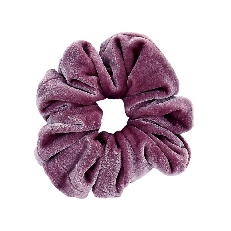 What a bun! Scrunchie Large Velvet Dusty Pink