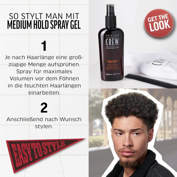 American Crew Medium Hold Spray Gel