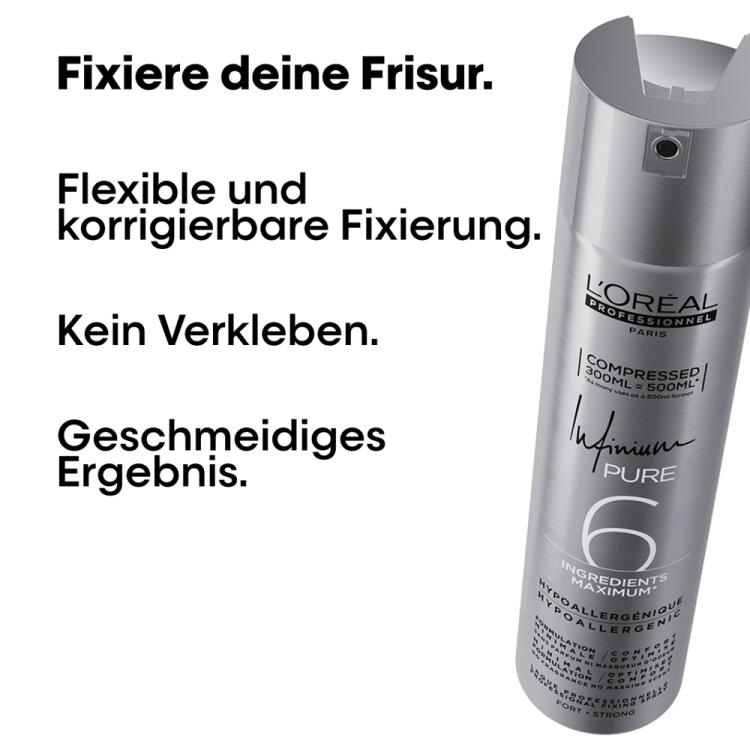 Loreal Infinium Pure Strong Hypoallergenic Compressed Haarspray