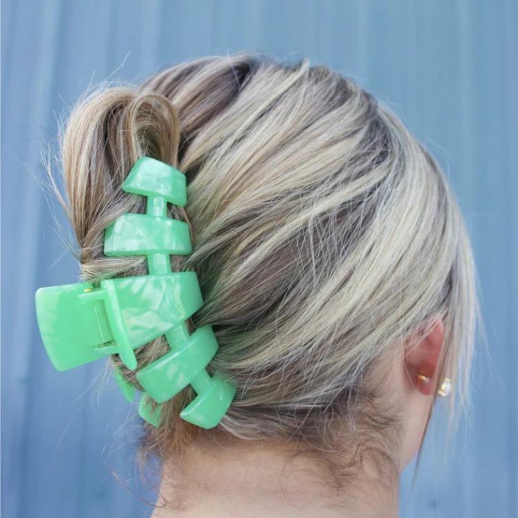 Teleties Classic Hair Clip groß Spring Splash