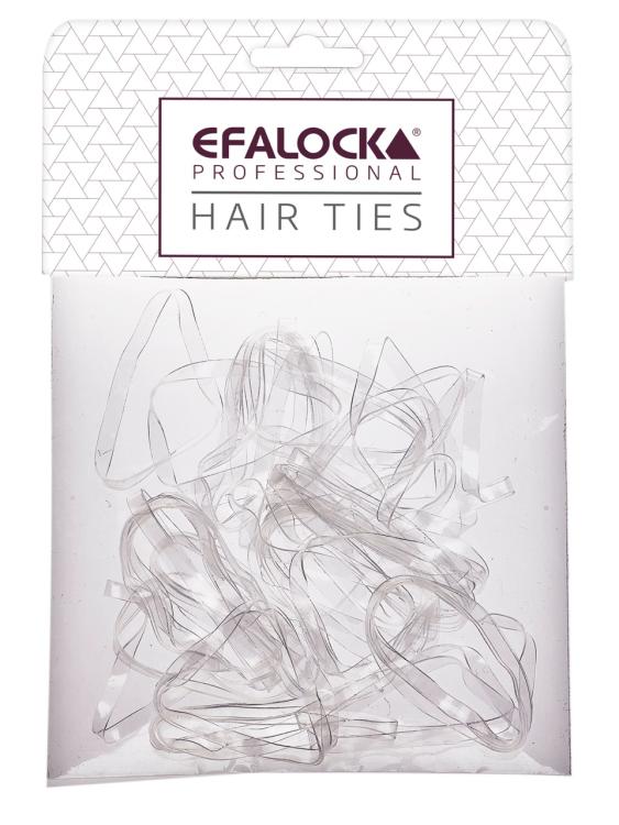 Efalock Hair Ties Silicone Large/Thick transparent