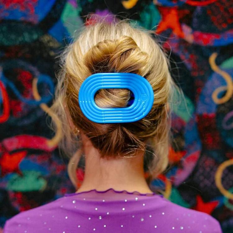 Teleties Flat Round Clip groß Miami Vice