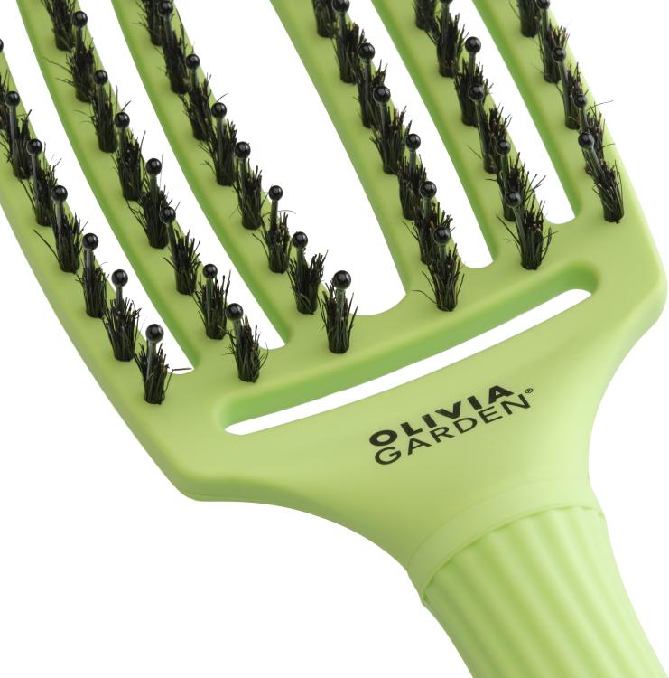 Olivia Garden Fingerbrush Combo Green Pistachio Medium, 6-reihig