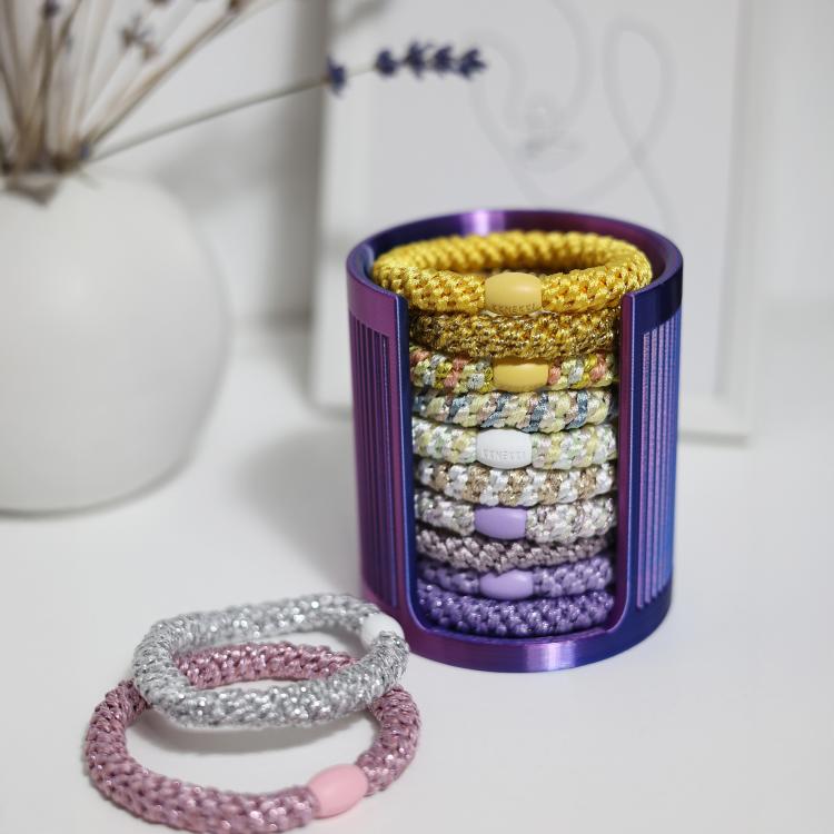 Wunderkopf Haargummi Organizer Mitternachtsblau