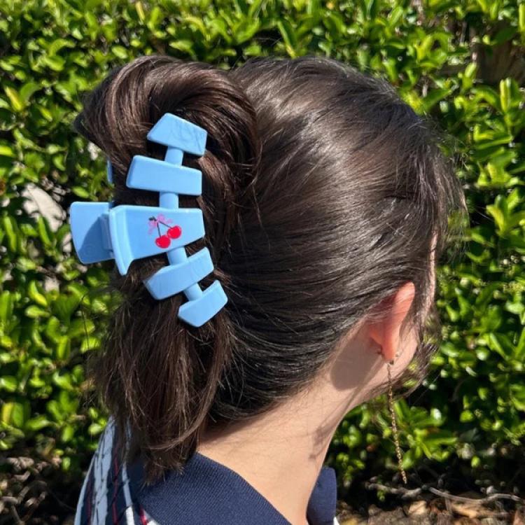Teleties Classic Basket of Cherries Hair Clip groß