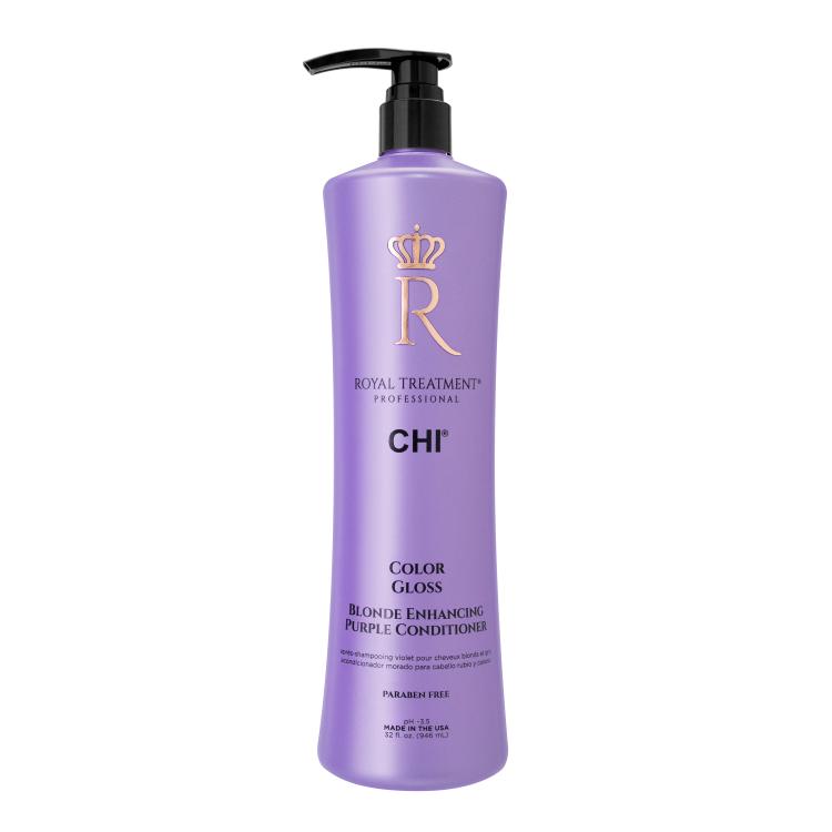 Chi Royal Treatment Color Gloss Blonde Enhancing Purple Conditioner