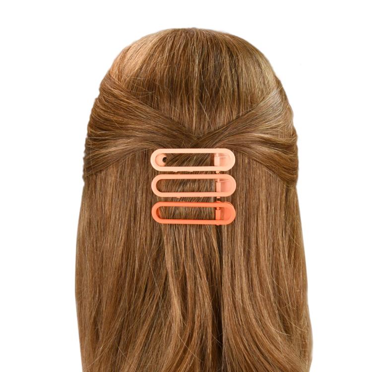 Helly Hair Paper Clip rund  orange