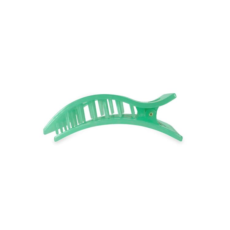 Teleties Small Flat Rectangle Hair Clip Spring Splash