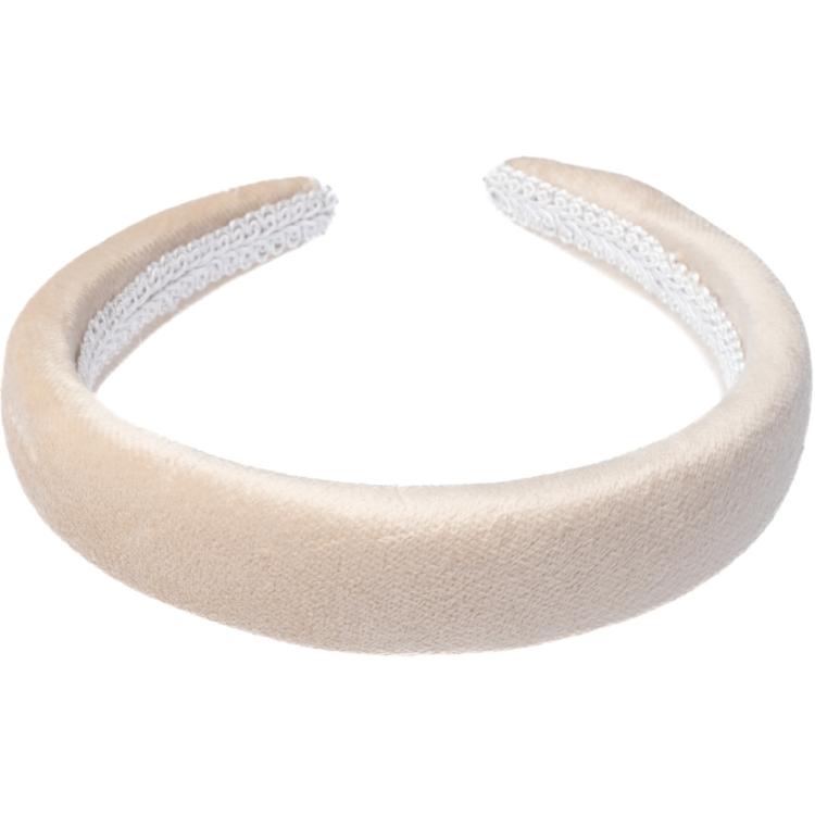 Dark Velvet Hairband Sand