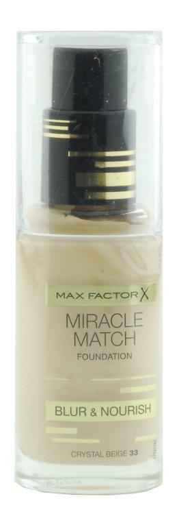 Max Factor Miracle Match Foundation 33 Crystal Beige