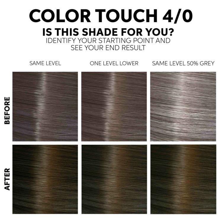 Wella Color Touch Fresh-Up-Kit Intensivtönung 4/0 Medium Brown