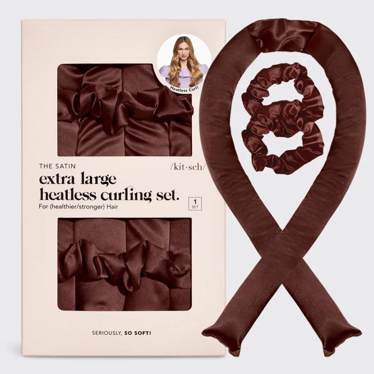 The Satin Extra Large Heatless Curling Set