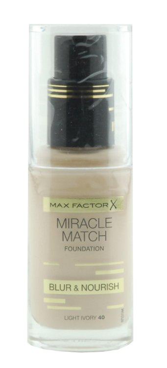 Max Factor Miracle Match Foundation 40 Light Ivory