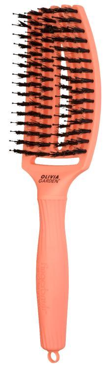 Olivia Garden Fingerbrush Combo Coral Medium, 6-reihig