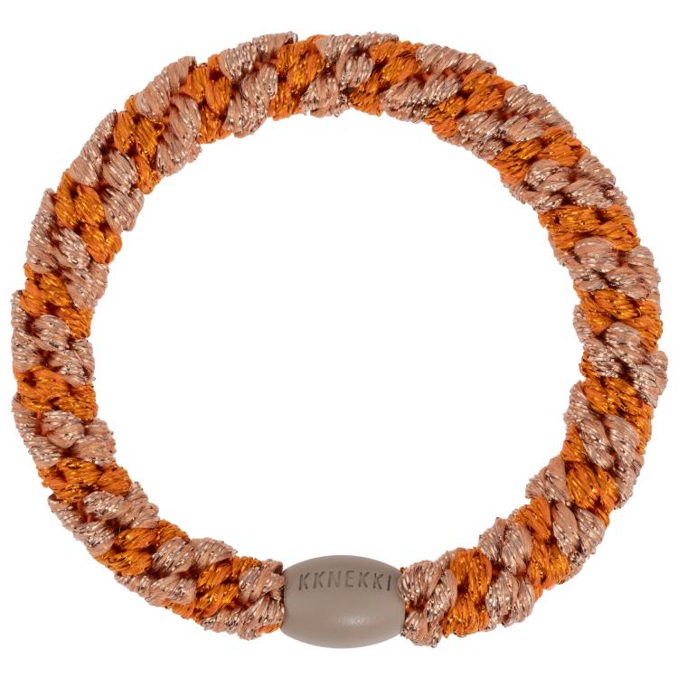 Kknekki Orange rosewood glitter stripe