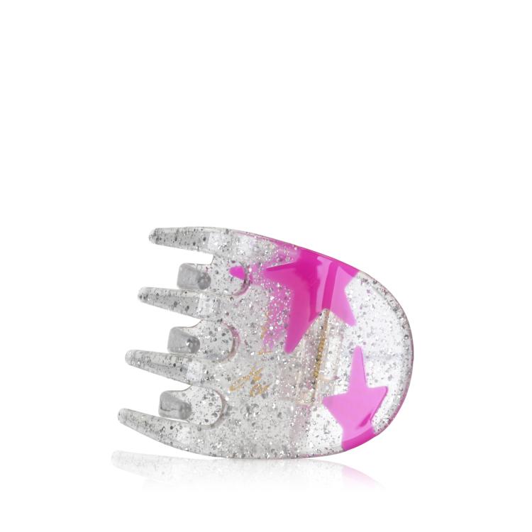 by Vivi Haarklammer Stern Silber Glitzer