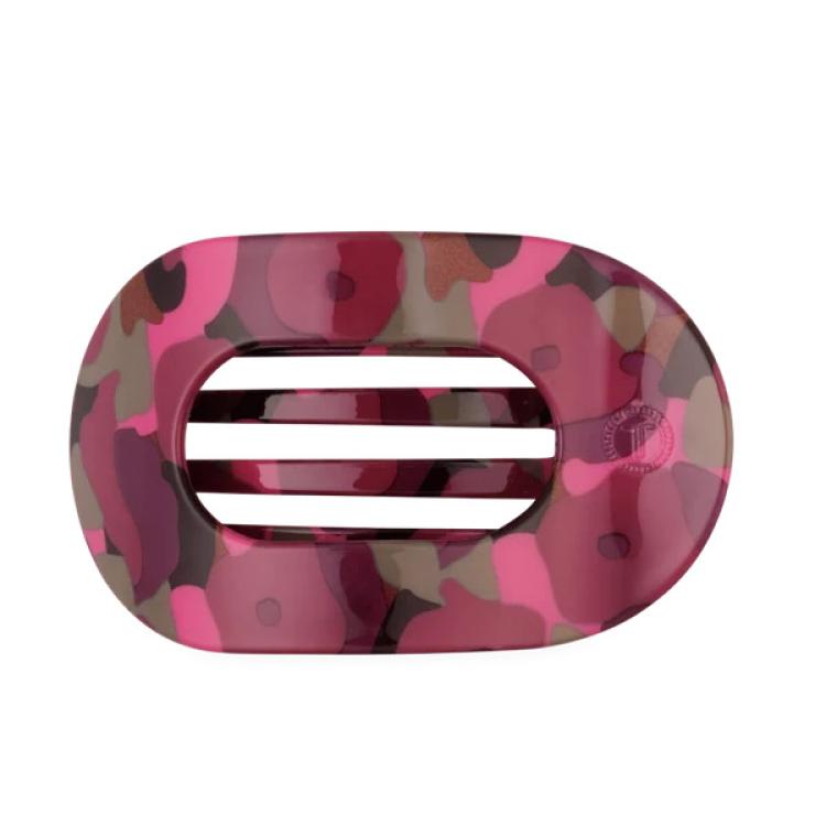 Teleties Flat Round Clip groß Garden Glam