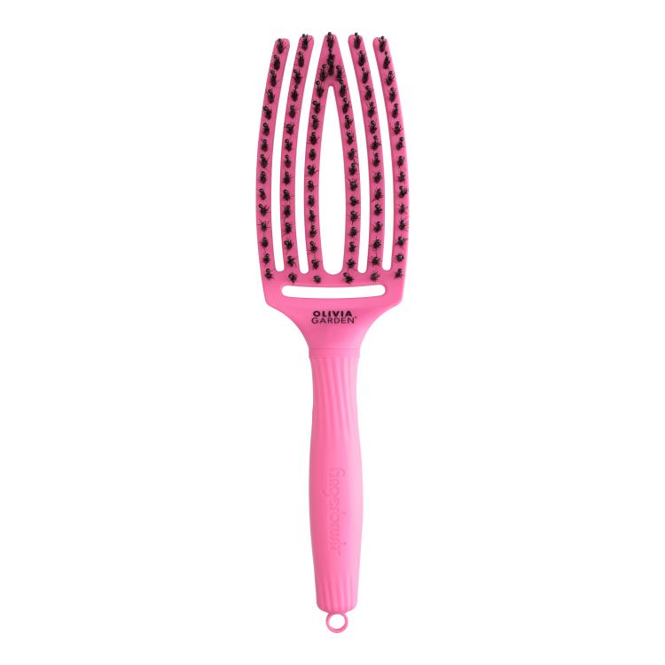 Olivia Garden Fingerbrush Combo Pink Granita Medium, 6-reihig