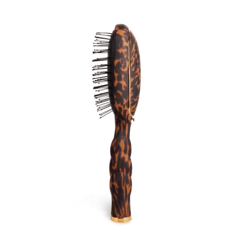 Teleties Detangler Brush for Fine Hair Tortoise