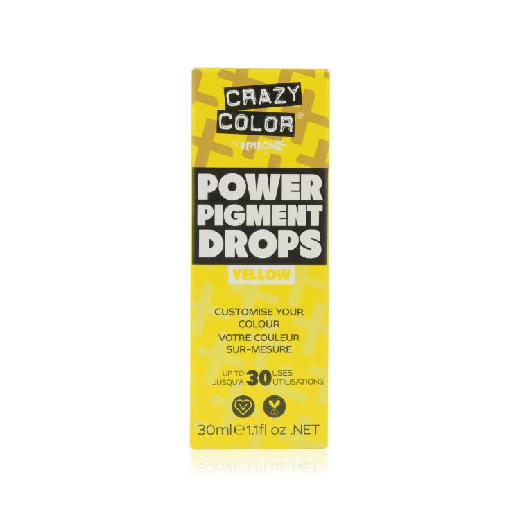 Crazy Color Power Pigment Drops Yellow